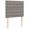 Boxspringbett mit Matratze Taupe 120x200 cm Stoff Produktbild-Vorschau 7