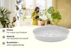 Plastard Untersetzer 5er Set Ø 40 cm Weiss - Blumentopf Produktbild-Vorschau 2
