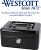 Geldkassette abschließbar (kompakt, 15 cm) Schwarz, 2 Produktbild-Vorschau 7