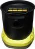 A close-up studio shot of a vacuum cleaner filter and part of the vacuum cleaner body. Produktbild-Vorschau