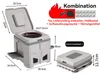Faltbare Camping Toilette Tragbar Mobil WC Outdoor Reise Produktbild-Vorschau 7