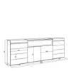 Kommode mit Schubladen, 214x35x75 cm, Für Schlafzimmer, Produktbild-Vorschau 4