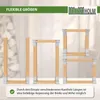 4er Set Holzstapelhilfe feuerverzinkter Stahl 34x10x15 cm Produktbild-Vorschau 5