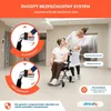 Clinicalfy Transportný invalidný vozík z hliníkovej Náhľad obrázku produktu 4