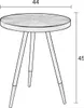 Housecraft Living Denise Beistelltisch Rund 44 cm Holz Produktbild-Vorschau 7