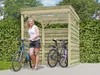 UNIPORT Holzunterstand Kaminholzregal Terrassenüberdachung Produktbild-Vorschau 3