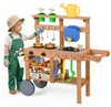 COSTWAY, cucina da esterno per bambini, ideale per bambini Anteprima dell’immagine prodotto 1
