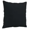vidaXL 2-Sitzer-Sofa mit Kissen Schwarz 140 cm Produktbild-Vorschau 5
