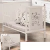 Babybett Timmi 2-in-1 mit Teddybärenmotiv aus Buchenholz Produktbild-Vorschau 1