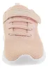 A close-up front view of a pink Kappa sneaker. Podgląd zdjęcia produktu