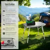 Hliníkový kempingový stôl Tina skladací s nastaviteľnou Náhľad obrázku produktu 10