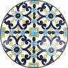 Mosaik Mosaiktisch Gartentisch Bistrotisch Tisch 60cm Anteprima dell’immagine prodotto