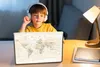 MuchoWow® Laptop Aufkleber Sticker Cover Welt - Karte - Produktbild-Vorschau 3