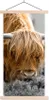 MuchoWow® Textilposter Scottish Hochlandrind - Pflanzen - Produktbild-Vorschau 1
