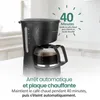 Emerio cafetière avec carafe en verre – 5 tasses – 0,6 L Voir les images du produit 2