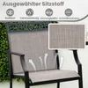 COSTWAY 2er Set Gartenstühle bis 180kg, hohe Produktbild-Vorschau 6
