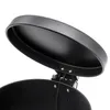 Poubelle à pédale en acier inoxydable ronde noire mate 39 x Voir les images du produit 5
