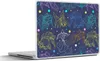 MuchoWow® Laptop Aufkleber Sticker Cover Neon - Fisch - Produktbild-Vorschau 1
