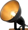 Wandspot retro vintage dreh- &schwenkbar 1xE14 Schwarz-Gold Produktbild-Vorschau 6