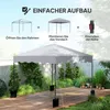 Outsunny Pavillon ca.3x3m, wasserabweisend Stabil Produktbild-Vorschau 4