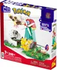 The image shows the packaging of a Mega Pokémon Countryside Windmill building set. Voir les images du produit