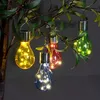 Solar LED Lampe in Glühbirnen Form, 4er-Set, bunt, Ø 7,5 x Produktbild-Vorschau 1