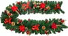 Decorazione MagicHome Natale, ghirlanda, rossa, 200 cm Anteprima dell’immagine prodotto 2