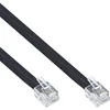 InLine 18848, 1 m, RJ12, RJ12, Čierna, Samec, Samec Náhľad obrázku produktu 2