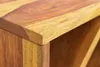 Massivholz Weinregal CUBUS 40cm braun Sheesham stone finish Produktbild-Vorschau 8