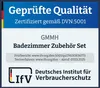 6tlg Badset Badezimmer Zubehör Set Organizer: (Grün Design Produktbild-Vorschau 4
