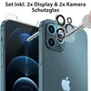 2X Schutzglas (Display + Kamera) für iPhone 12 Pro Max Produktbild-Vorschau 3