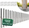 Novatool 10x Einschlagbodenhülsen-Set H-Form 101x101x600 Produktbild-Vorschau 1
