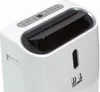 A close-up, angled view of the top and front of a white mobile air conditioner unit. Produktbild-Vorschau
