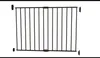 Noma Schutzgitter Verlängerbar 62-102 cm Metall Schwarz Produktbild-Vorschau 4