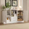 Abrihome Küchenschrank Sideboard-140x40x79.5cm mit 2 Türen Produktbild-Vorschau 3