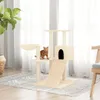 vidaXL Kratzbaum mit Sisal-Kratzsäulen Creme 82 cm Produktbild-Vorschau 2