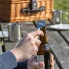 com-four® 12x Flaschenöffner aus rostfreiem Edelstahl - mit Produktbild-Vorschau 2
