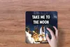 MuchoWow® Mauspad Mousepad Rakete - Zitate - 'Bring mich Produktbild-Vorschau 3