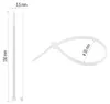 Kabelbinder 150×3,5, weiss, 100 Stk Produktbild-Vorschau