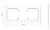 Specchio 180x80 rettangolare retroilluminato con strisce Anteprima dell’immagine prodotto 5