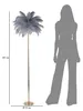 FURNLUX Stojacia lampa Palm Gold 55cm / Hlavná farba: zlatá Náhľad obrázku produktu 6