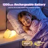 LED Nachtlicht, 16 Farben 5 Helligkeit dimmbar süßes Produktbild-Vorschau 5