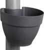 elho® Vibia campana Fallrohr Pflanzgefäß Anthrazit 22 cm - Produktbild-Vorschau 1