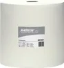 A roll of white industrial paper towels with a label on the front. Produktbild-Vorschau