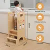 Olvy Lernturm Für Kinder, 4 in 1 Montessori Lernturm, Produktbild-Vorschau 6