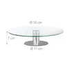 Relaxdays Tortenplatte mit Fuß, 2er Set, drehbar, ∅ 30 cm, Produktbild-Vorschau 4