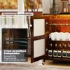 Vinotéka COSTWAY s LED osvetlením, barová skrinka s Náhľad obrázku produktu 6