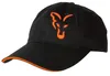 Fox Black / Orange Baseball Cap - Anglercap Produktbild-Vorschau 2