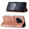 Lederhülle für Xiaomi 13 Pro Schmetterling Prägung Flip Produktbild-Vorschau 3