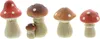 8 kleine Fliegenpilze Terracotta 5-7cm – Herbstdeko Produktbild-Vorschau 4